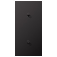 Центральная плата 2 поста вертикальная 2 тумблера типа конус серия LS1912 Jung Dark