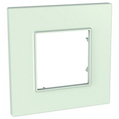 Рамка Unica Quadro 1 пост матовое стекло