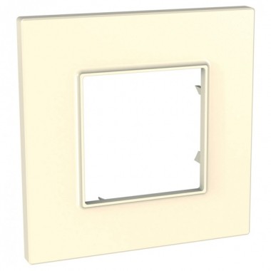 Купить Рамка Unica Quadro 1 пост бежевая