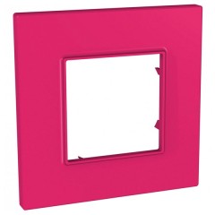 Рамка Unica Quadro 1 пост малина