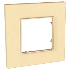 Рамка Unica Quadro 1 пост карамель