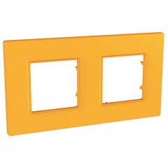 Рамка Unica Quadro 2 поста оранж