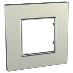 Рамка Unica Quadro 1 пост титан