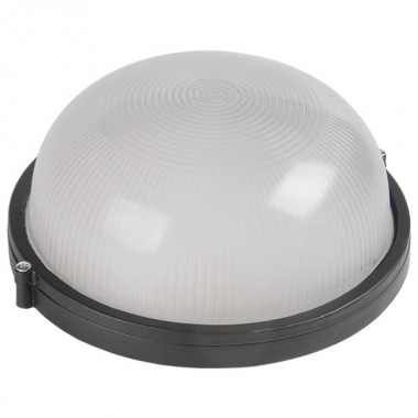 Купить Светильник влагозащищенный НПП1101 100W E27 IP54 круглый черный ИЭК