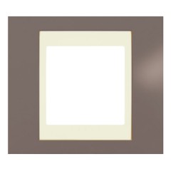 Рамка Unica хамелеон 1 пост лиловый/бежевая