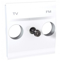 Центральная плата  TV-FM розетки SE Unica, белый