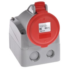 Розетка накладная Legrand P17 16А 3К+З 380В IP44