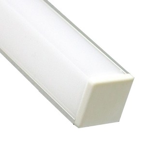Отзывы Профиль для светодиодной ленты LED CAB281 угловой квадратный 16х16мм (10,2мм) алюминиевый 2 метра