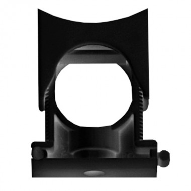 Обзор Держатель с крышкой DN 36-48 мм, полиамид, цвет чёрный