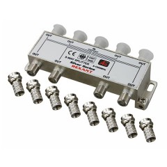 Делитель ТВ rechin "Silver" 8 выходов 5-1000 МГц F-разъёмы в комплекте