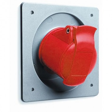Купить Розетка встраиваемая угловая ABB 332 RAU6 IP44 32A 3P+E