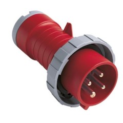 Вилка кабельная ABB 332 P6W IP67 32A 3P+E