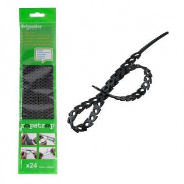 Купить Многоразовая кабельная стяжка Schneider Electric RAPSTRAP 10х300мм черная (упак.24шт)