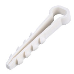 Дюбель-хомут для плоского провода ДХП 8-5мм полиамид (100шт) (ДХП 8-5)