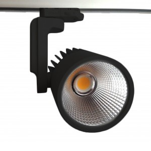 Обзор Трековый трехфазный светодиодный светильник Foton FL-LED LUXSPOT 45W 3000K 220V 4500Lm Черный