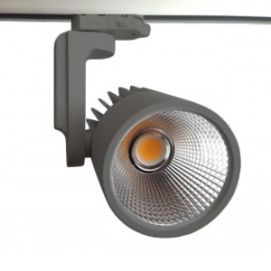 Купить Трековый трехфазный светодиодный светильник Foton FL-LED LUXSPOT 45W 3000K 220V 4500Lm Серый