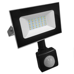Прожектор светодиодный с датчиком FL-LED Light-PAD SENSOR 20W 4200К 1700Lm 220В IP65 140x169x28мм