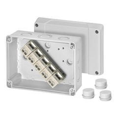 Коробка клеммная Hensel K 9255 160х200х98мм IP55, 3 сальника ESM 25, клеммник KLS 25