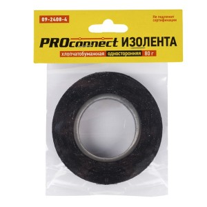 Изолента х/б Proconnect 80 гр. черная
