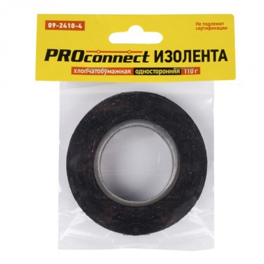 Отзывы Изолента х/б Proconnect 110 гр. черная