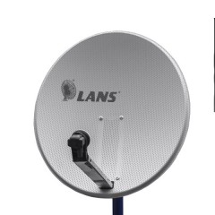 Антенна перфорированная офсетная LANS-65 с азимутальной фиксиpованной подвеской светлая