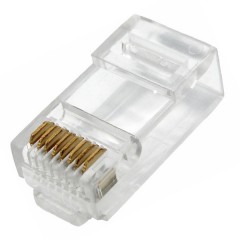 Джек компьютерный RJ-45  8P-8C cat.5e Rexant