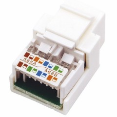 Гнездо вставка RJ-45 cat.5e (Keystone Jack) тип-1