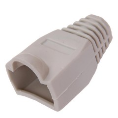 ITK Колпачок изолирующий для разъема RJ-45, PVC, СЕРЫЙ