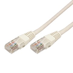 Патч-корд UTP 5e кат. литой 2М СЕРЫЙ rechin