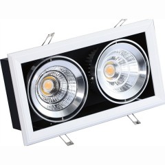 Карданный светодиодный светильник FL-LED Grille-111-2 60W 3000K 4800lm 360x195mm