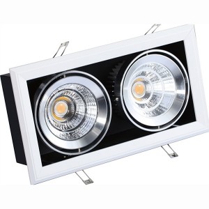 Карданный светодиодный светильник FL-LED Grille-111-2 60W 4000K 4800lm 360x195mm
