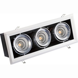 Купить Карданный светодиодный светильник FL-LED Grille-111-3 90W 3000K 7200lm 525x195mm