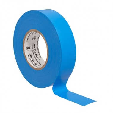 Купить Изолента ПВХ 3M Temflex 1300 синяя 19мм х 20 метров (от 0°С до +60°С)