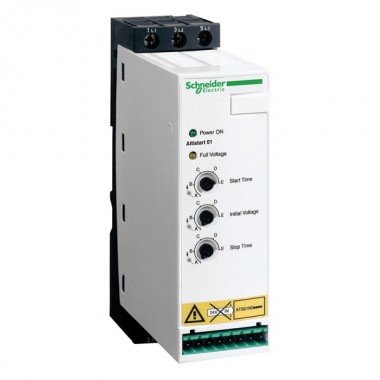 Обзор Устройство плавного пуска Schneider Electric ATS01 12A 5,5кВт 380-415В