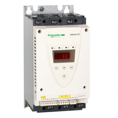Отзывы Устройство плавного пуска Schneider Electric ATS22 230В(11кВт)/400-440В(22кВт)  управление 220В