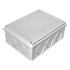 Коробка распаячная Промрукав 200х150х75мм IP55 для открытой проводки с гладкими стенками [уп. 16шт]