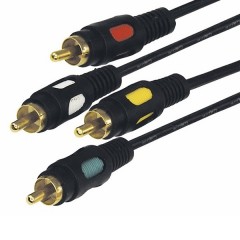 Шнур 4RCA Plug-4RCA Plug 3М GOLD