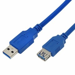 шнур штекер USB A 3.0- гнездо USB A 3.0 1,5м