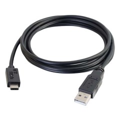 Кабель USB 2.0 тип C штекер - USB A штекер 1м