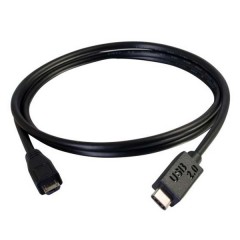 Кабель USB 2.0 тип C штекер - microUSB B штекер 1м