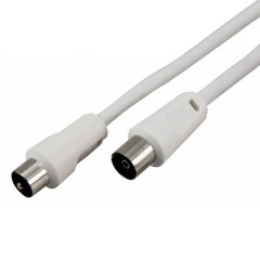 Шнур TV PLUG-TV JACK 1.5М Белый