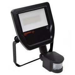 Прожектор светодиодный с датчиком LEDVANCE FLOODLIGHT LED 20W 4000K SENSOR 1900Lm BLACK IP65