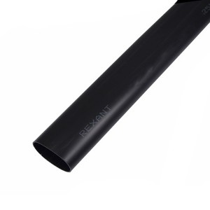 Клеевая термоусадка Rexant 33.0 / 5.5 мм (6:1) 1м черная