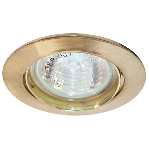 Отзывы Светильник DL308 точечный MR16 G5.3/GU5.3 золото поворотный литой