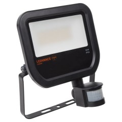 Прожектор светодиодный с датчиком LEDVANCE FLOODLIGHT LED 50W/3000K SENSOR 4750lm BLACK IP65 143579