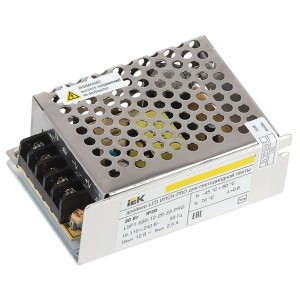 Отзывы Драйвер LED ИПСН-PRO 30Вт 12 В блок - клеммы  IP20 IEK