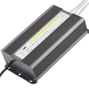 Обзор Драйвер LED ИПСН-PRO 200Вт 12 В блок- шнуры IP67 IEK