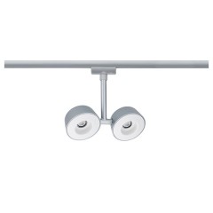 Светильник Paulmann DIM LED spot Double Pellet 2x4W 2700K 240Lm для шинопровода URail Хром матовый