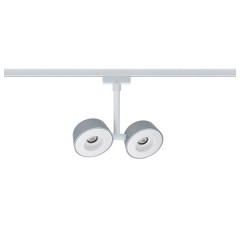 Светильник Paulmann LED spot Double Pellet DIM 2x4W 2700K 240Lm для шинопровода URail Белый/Хром мат