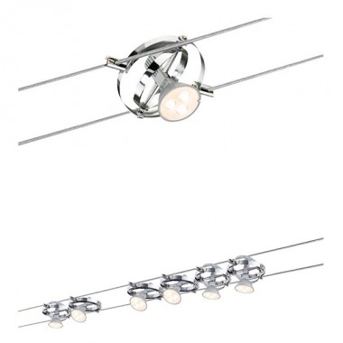 Купить Тросовая система 6 светильников Paulmann Wire System Cardan LED GU5.3 6x4W 6x230lm 230/12V 12m
